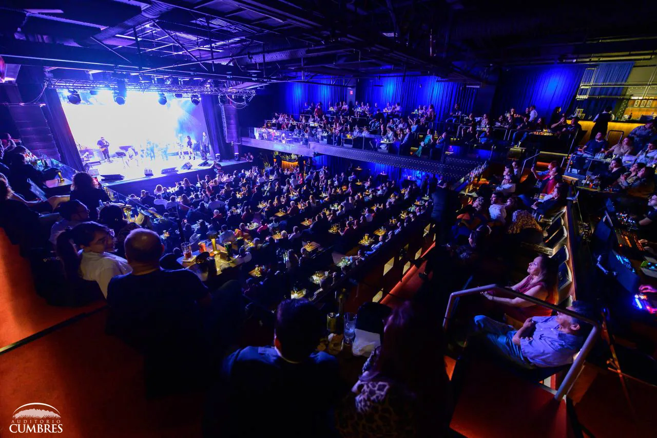 Auditorio lleno durante el show de Mane de la Parra